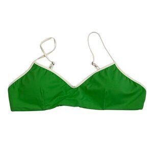 Andie Women's L The Bells Swim Top Hol Green‎ NWT